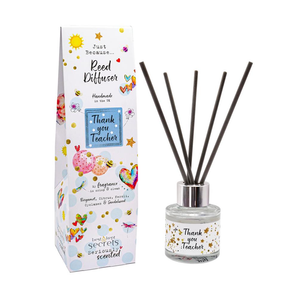 Best Kept Secrets Thank You Teacher Sparkly Reed Diffuser - 50ml £8.99